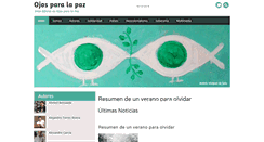 Desktop Screenshot of ojosparalapaz.com